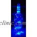 ARISTOCRAT RUM GLASS LIQUOR BOTTLE CORK  LED BLUE LIGHT BAR ROOM TABLE LAMP   332736165058